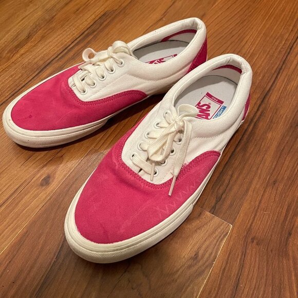 Vans Other - Men's Vans Pink Suede Shoes Size 9.5